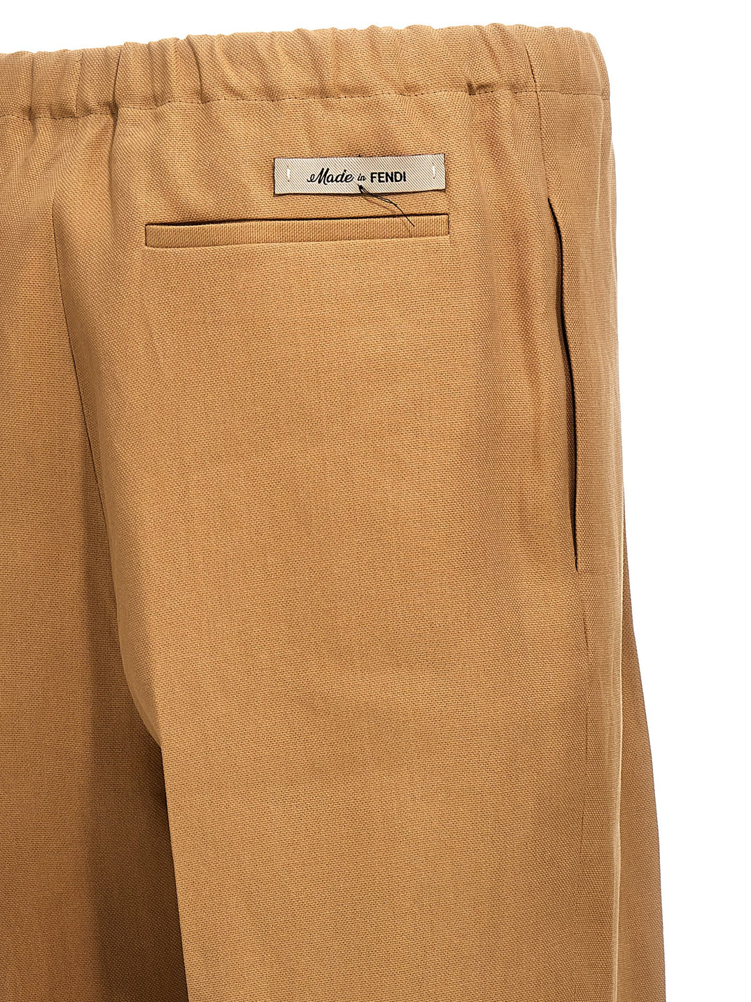 Fendi Paper Canvas Pantaloni - Beige | d36591e8c5809ce4d272fcba14807b9cb61f7bcf