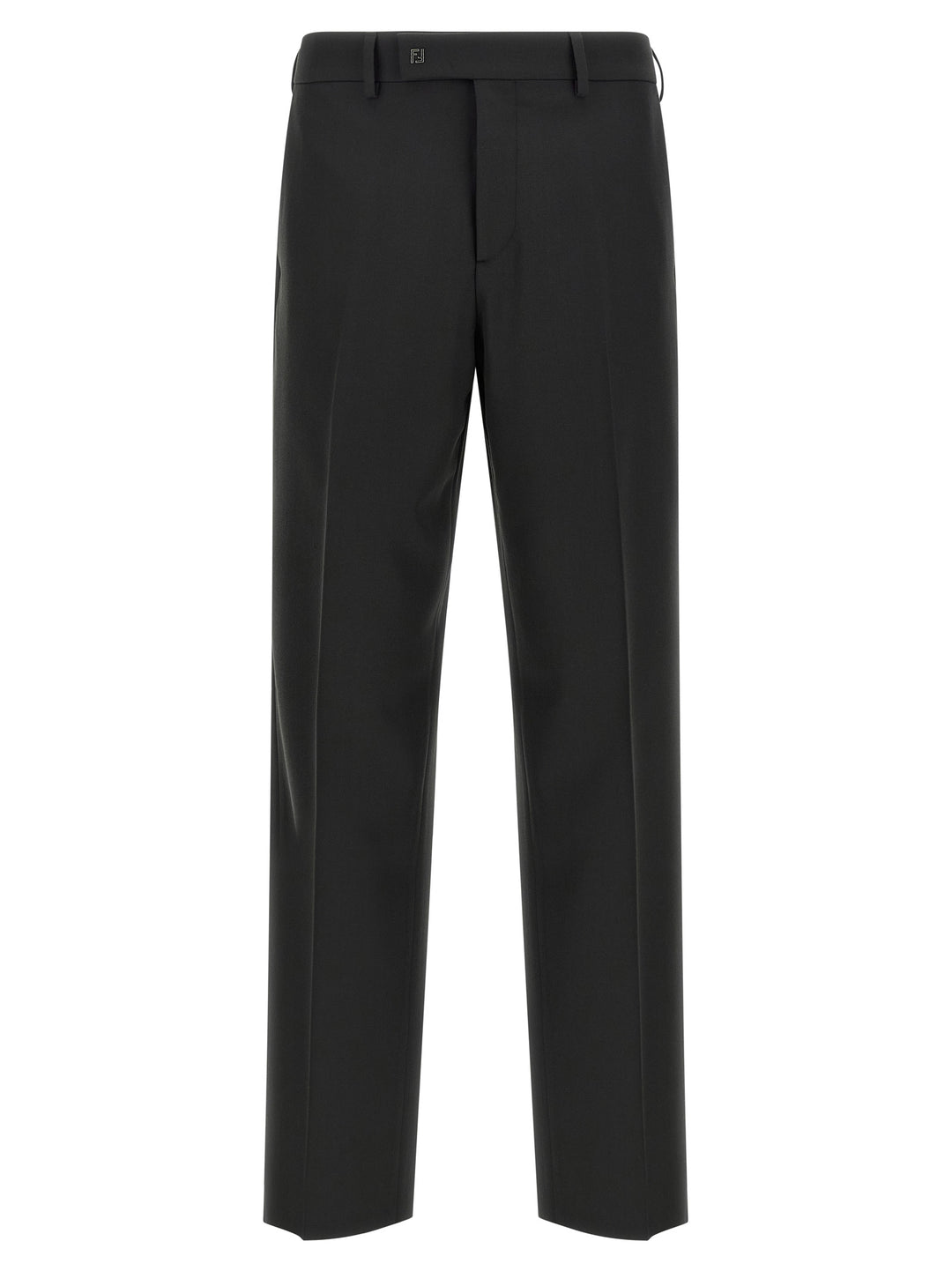 Fendi Gabardine Trousers Pantaloni - Nero | a792ed1f03056ace713d9c1a827eefb1ca877900