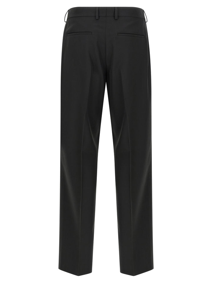 Fendi Gabardine Trousers Pantaloni - Nero | 910220212c1ee9b86506fc7a8b385ddffba025da