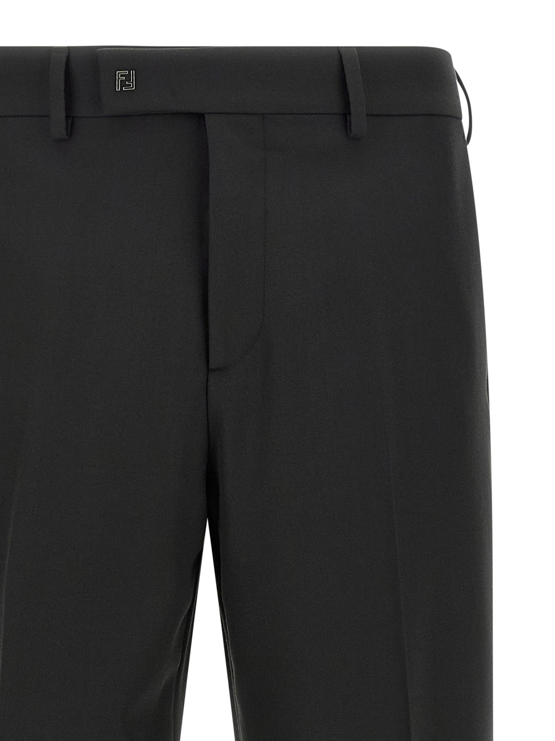 Fendi Gabardine Trousers Pantaloni - Nero | c582ce9e80b1f5e53050da8f7b07a19b88675ce8