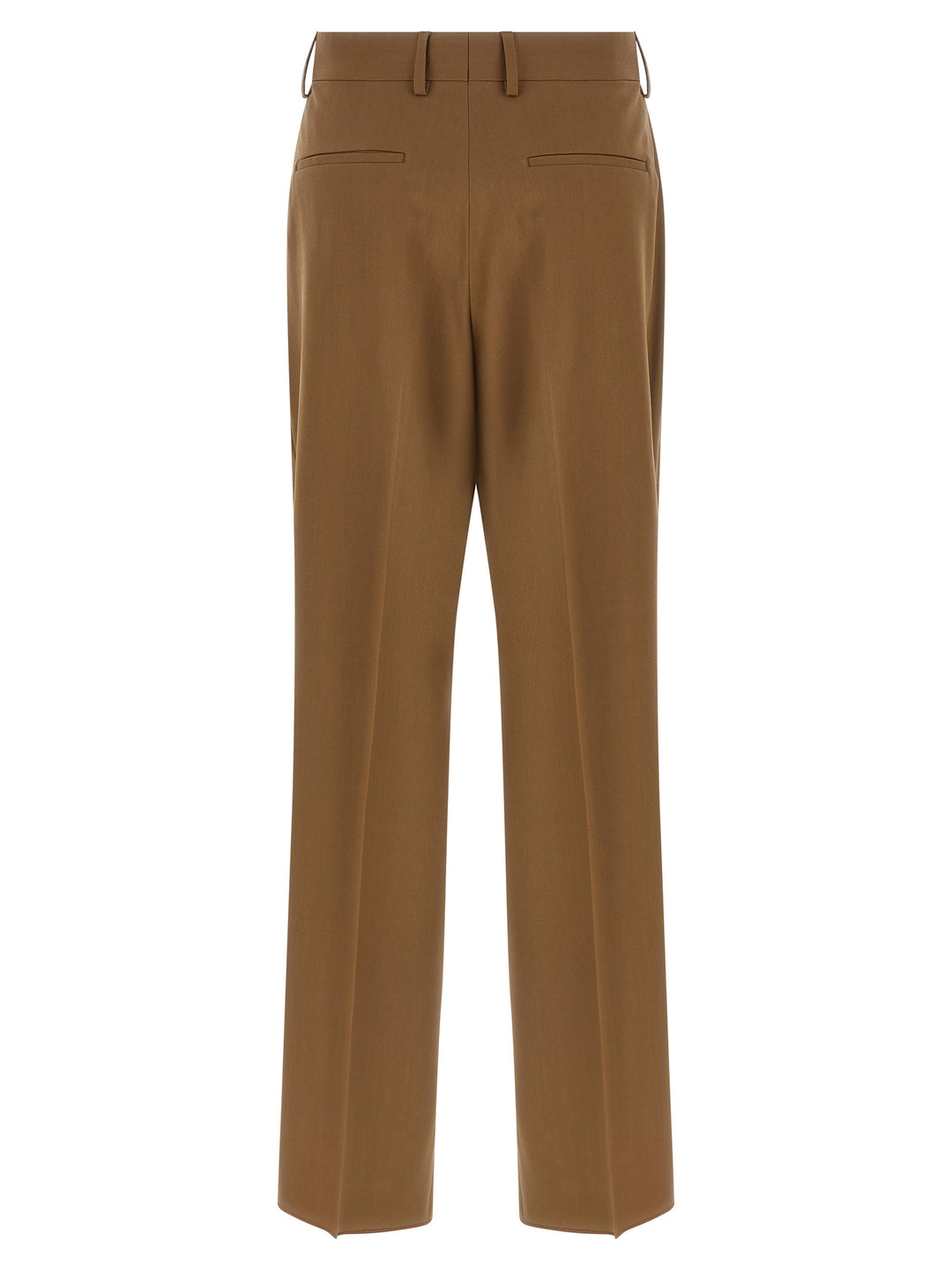 Fendi Gabardine Wool Trousers Pantaloni - Marrone | c86d7aa96d1307d022a9c6e2b88d3c9495f4dd8a