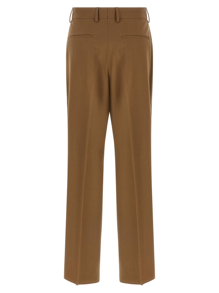 Fendi Gabardine Wool Trousers Pantaloni - Marrone | c86d7aa96d1307d022a9c6e2b88d3c9495f4dd8a