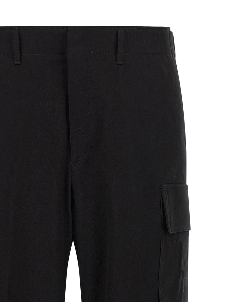 Fendi Gabardine Trousers Pantaloni - Nero | fdb5da3d0e2c586172e9e5ae4c10486ecc2dd47d