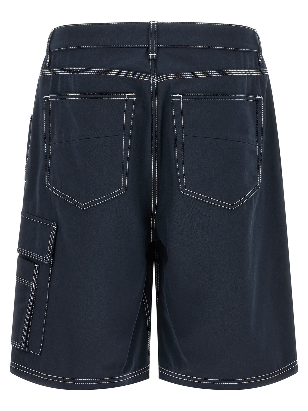 Fendi Bermuda Cargo Canvas Shorts Bermuda e Short - Blu | 3006f932fb99b93de8a0ddb7a4369f236543c35a