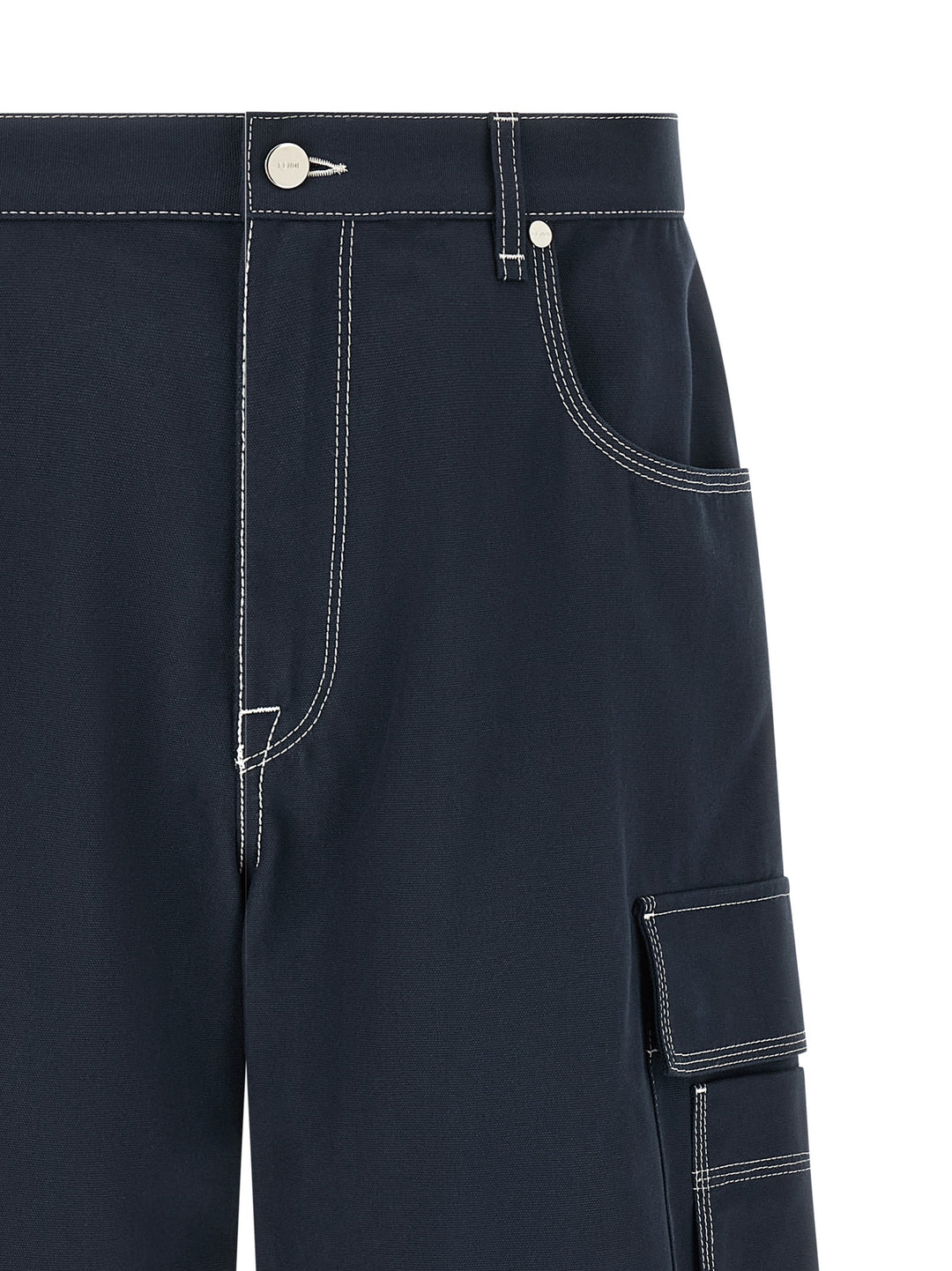 Fendi Bermuda Cargo Canvas Shorts Bermuda e Short - Blu | 8ff2ef0104ae417b00a23b51cd9692359dd98b0a