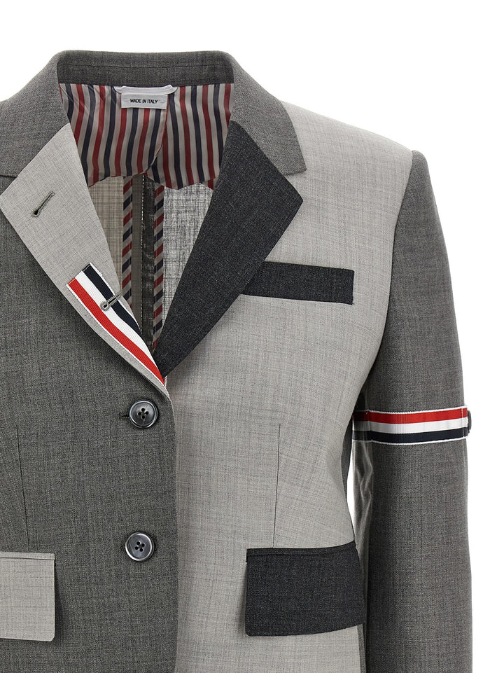 Thom Browne Fun-Mix BlazerS - Grigio | 57f5a8cb40a358cdff397c2e366c54fb631a2118