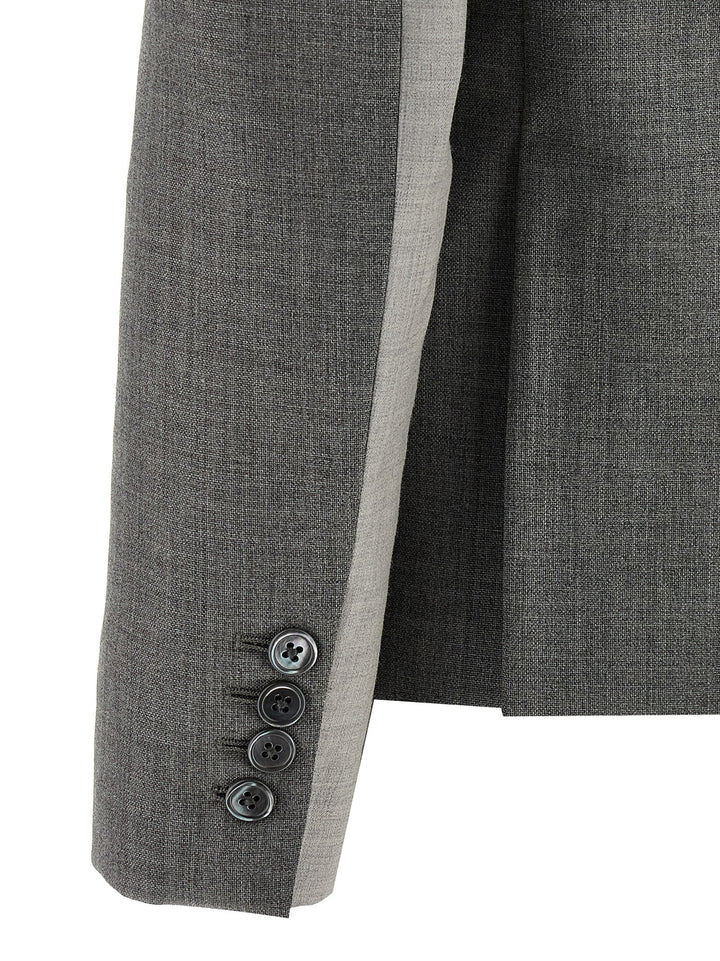 Thom Browne Fun-Mix BlazerS - Grigio | c74ed10a85ec290de54d8ca26005862e9307d43f