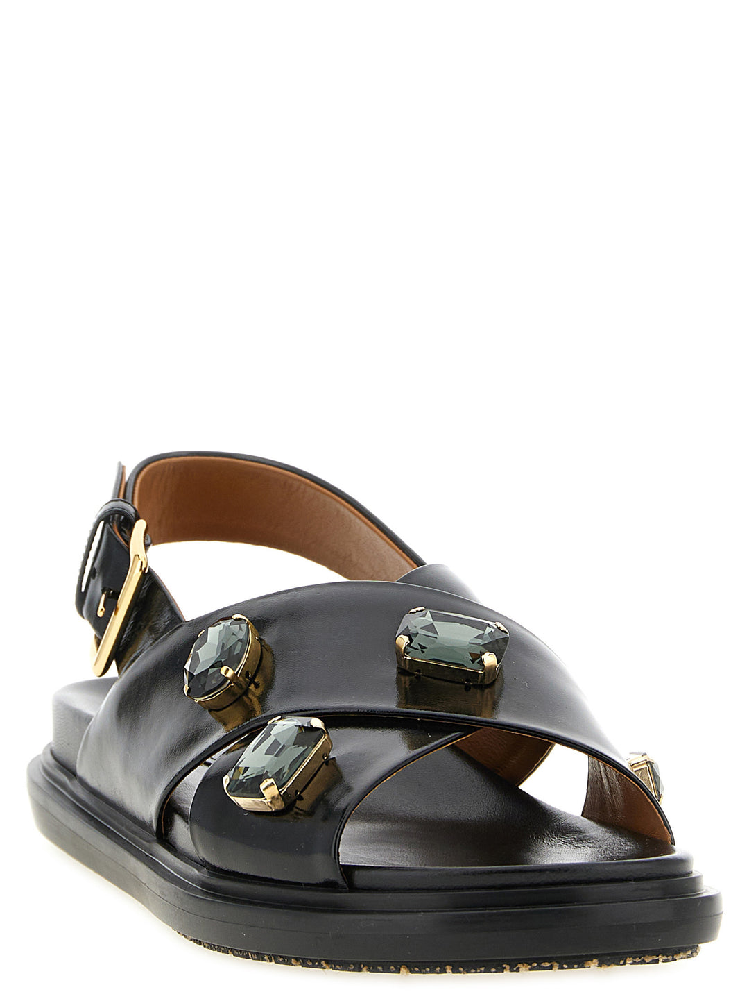 Marni Fussbett Sandali - Nero | 88674a7ee325744f0d53d5cf15886c183b9aab5d