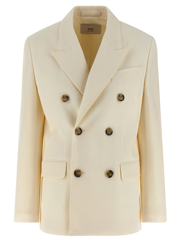Ami Paris Wool Blazer BlazerS - Bianco | 5f9821ceaa76cd6d4964965b5ac98723b7382e20