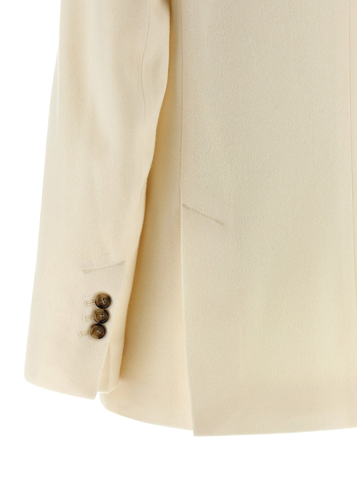 Ami Paris Wool Blazer BlazerS - Bianco | f252e30b39d988f1c3d048697b3ef26d219cf72c