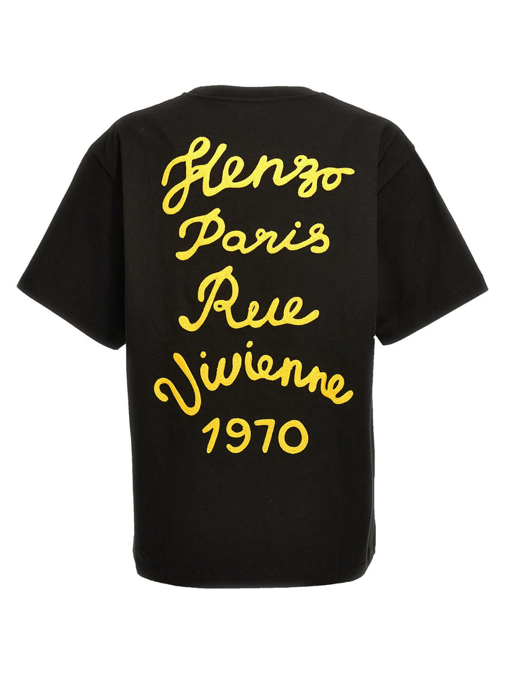 Rue Vivienne T Shirt Nero