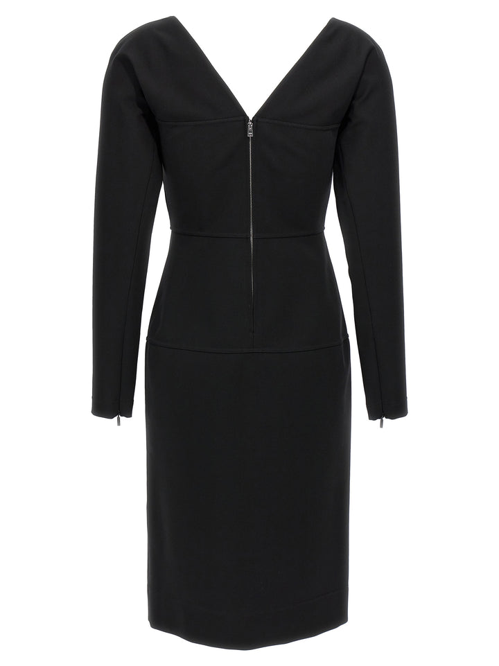 Fendi Techno Jersey Dress Abiti - Nero | 911e8f6524d8b0d573ab74406c7ff3e4c6826ed4