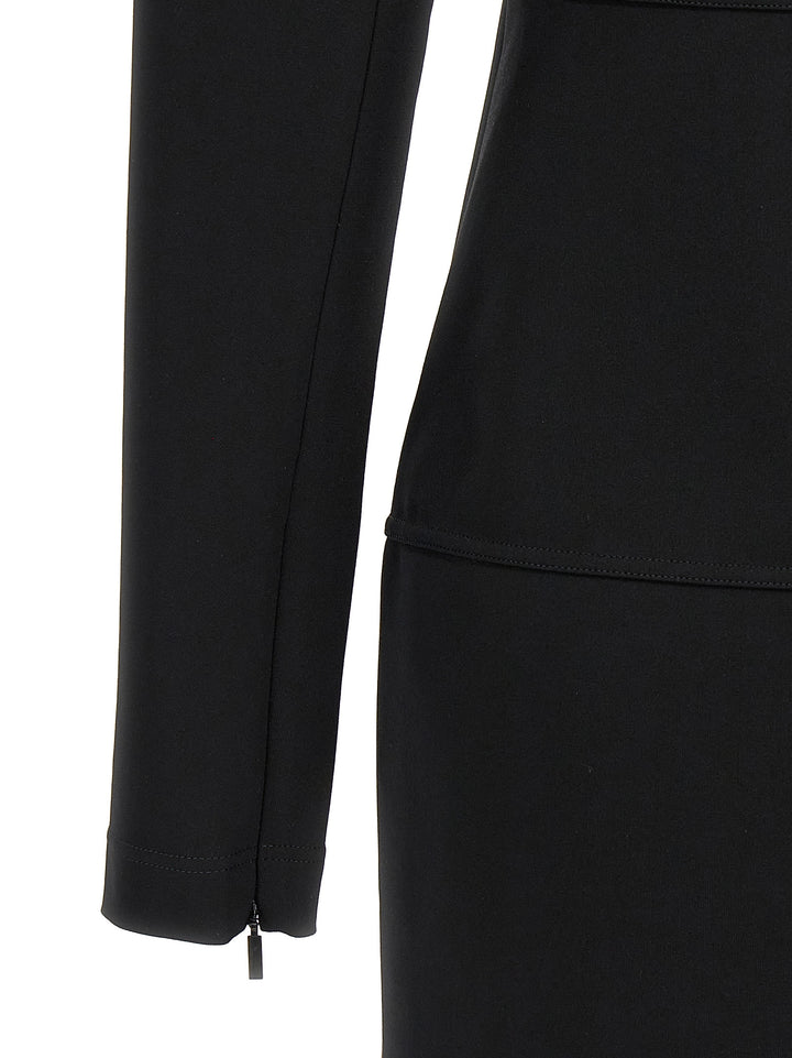 Fendi Techno Jersey Dress Abiti - Nero | 6cb9bab46b6d99fa70d8e359e8709991f7b78381