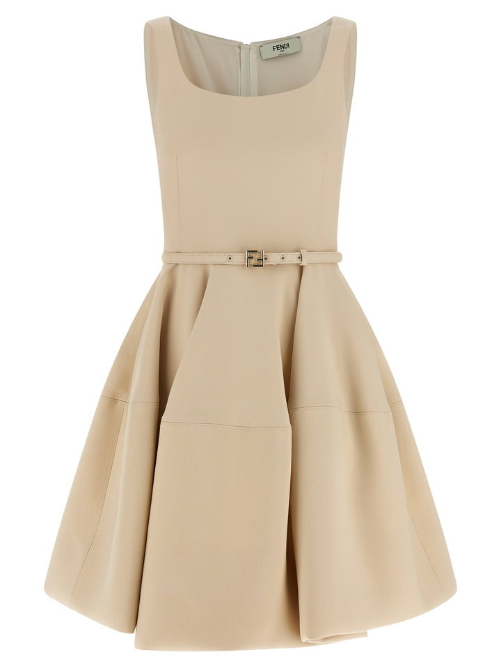 Fendi Wheel Skirt Dress Abiti - Rosa | 47043af0d7a7db03e1a906fc14c9e7cfa9ebff92