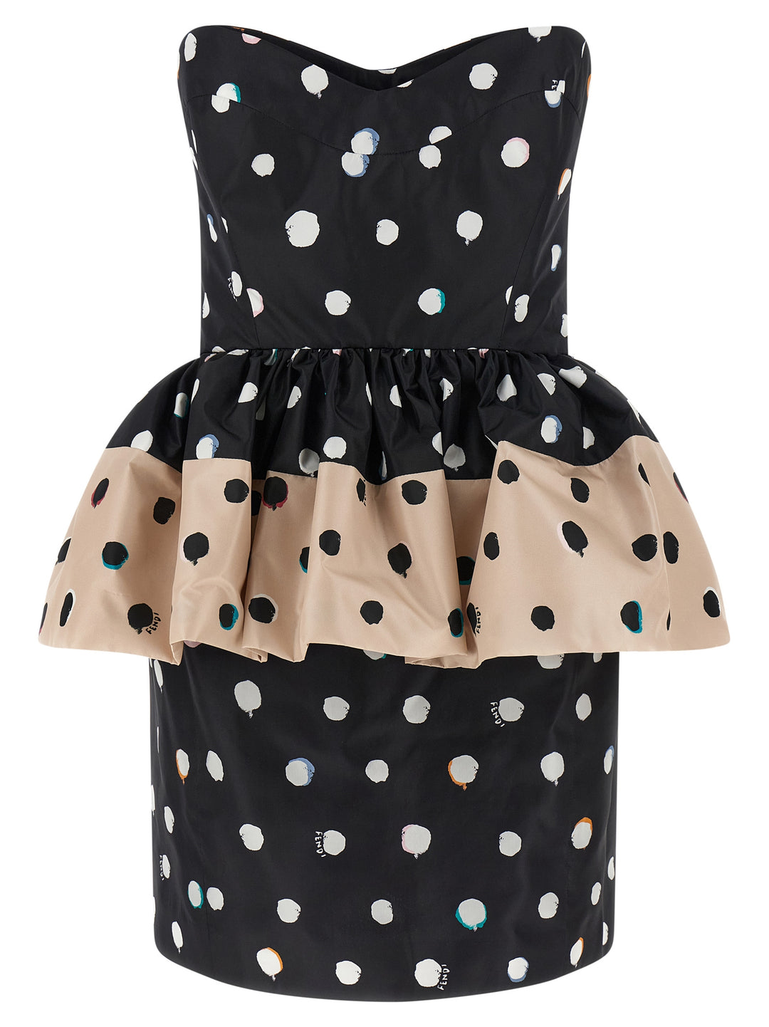Fendi Falena Dots Abiti - Nero | e9b0abb02734906e76d92413aef620761f98e645