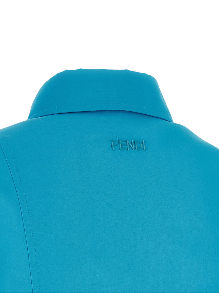Fendi Viscose Techno Dress Abiti - Celeste | d755d165d8599d80bab5430f56f33c22fb5dbc6d