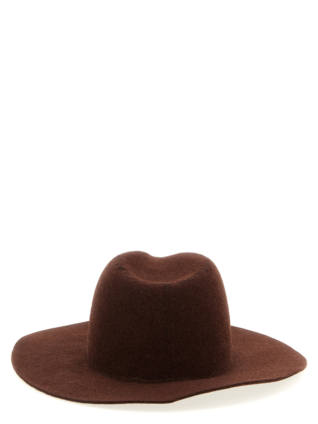 Ruslan Baginskiy Monogram-Embellished Fedora Cappelli - Marrone | 0e7f8bd12c0938c86a32df72b8d2768b4ebd67a6