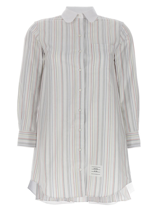 Striped Shirt Dress Abiti Multicolor