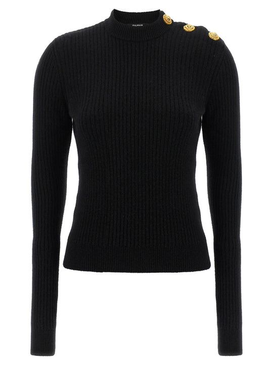 Ribbed Sweater Maglioni Nero