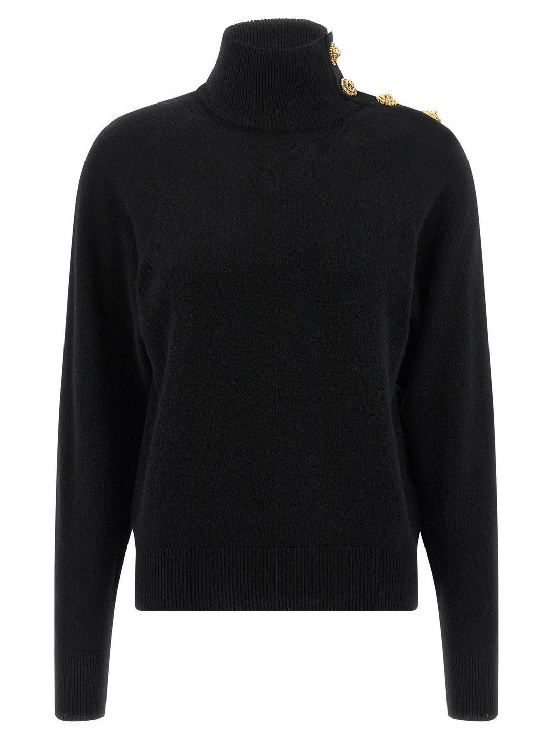 Balmain Cashmere Wool Sweater Maglioni - Nero | 73cb4d57cb35b713860156c24bc794076fff1706