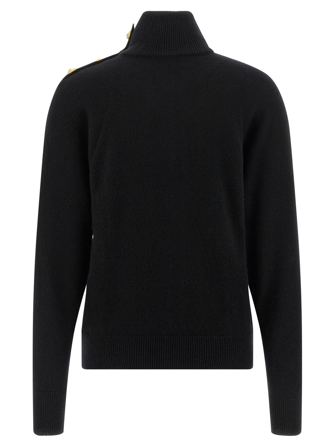 Balmain Cashmere Wool Sweater Maglioni - Nero | 1ca01fc3129db16b7ac6d1bb95558f7e1753f2b5
