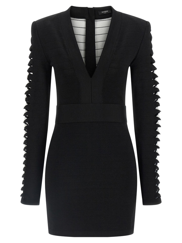 Balmain Cut-Out Dress Abiti - Nero | c7791268aa1430e68289874ab517984d278e9c5a