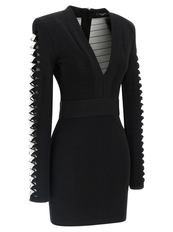 Balmain Cut-Out Dress Abiti - Nero | bce7a689f3a1a6c7afce96159884d90d54499c80