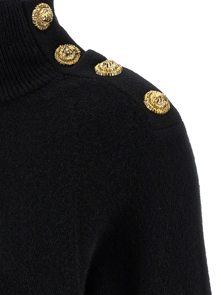 Balmain Sweater Dress Abiti - Nero | cffa6e09d4ac231ffeae09426f770cb981ea3937