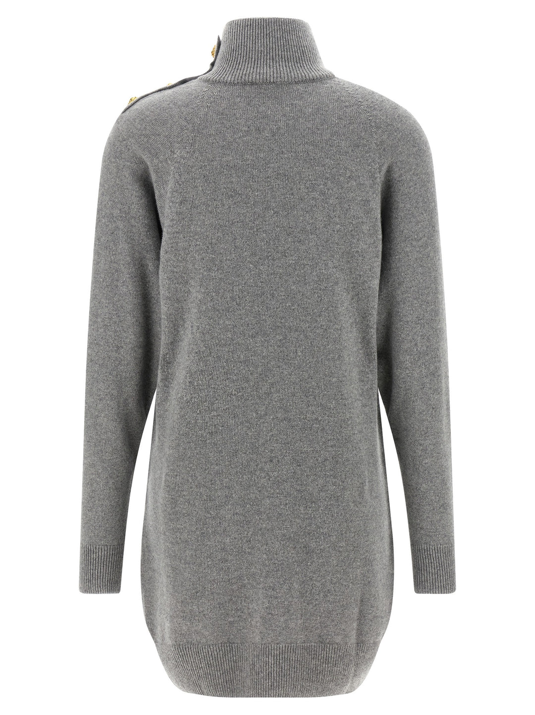 Balmain Cashmere Wool Dress Abiti - Grigio | f02e0217565dc0bf5a007bde6333d5e5e0f29d21