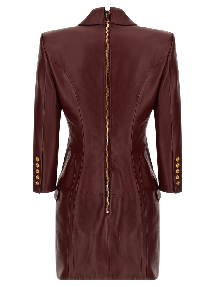 Balmain Blazer Dress Abiti - Bordeaux | 7251d678da42f414c2ab78b588038271b1b84373
