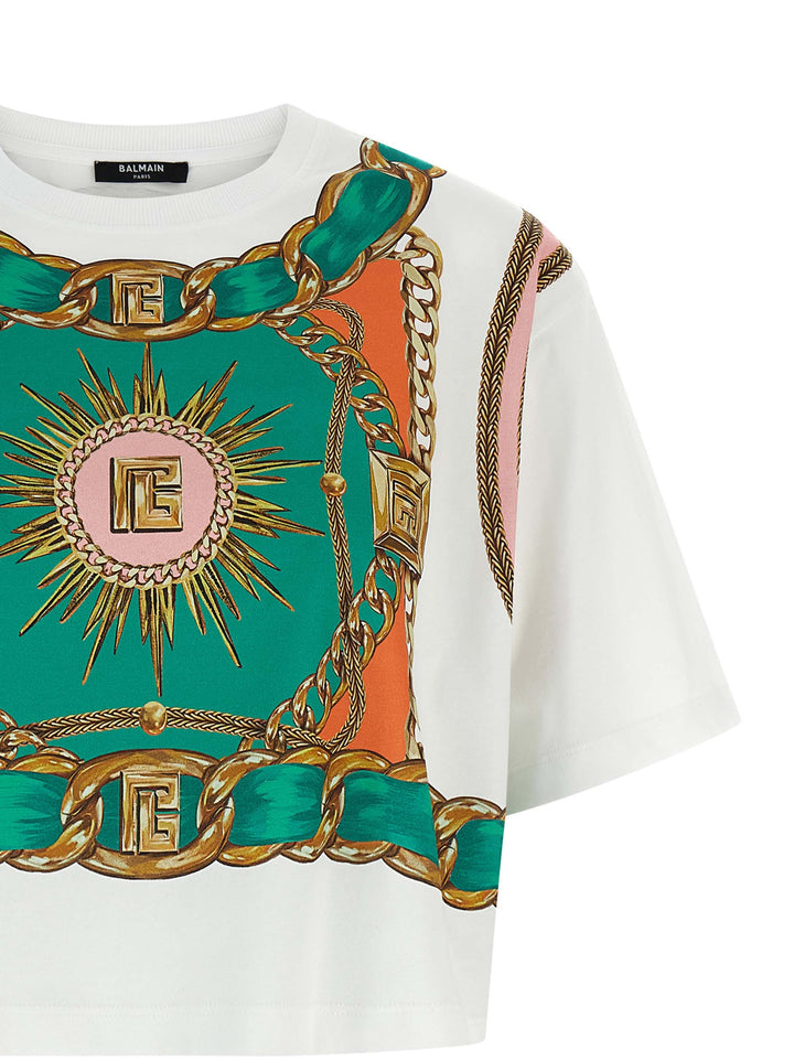 Balmain Balmain Foulard T shirt - Multicolor | 1a24e92d7356b8688da46fa592f29f9cd6fd528e