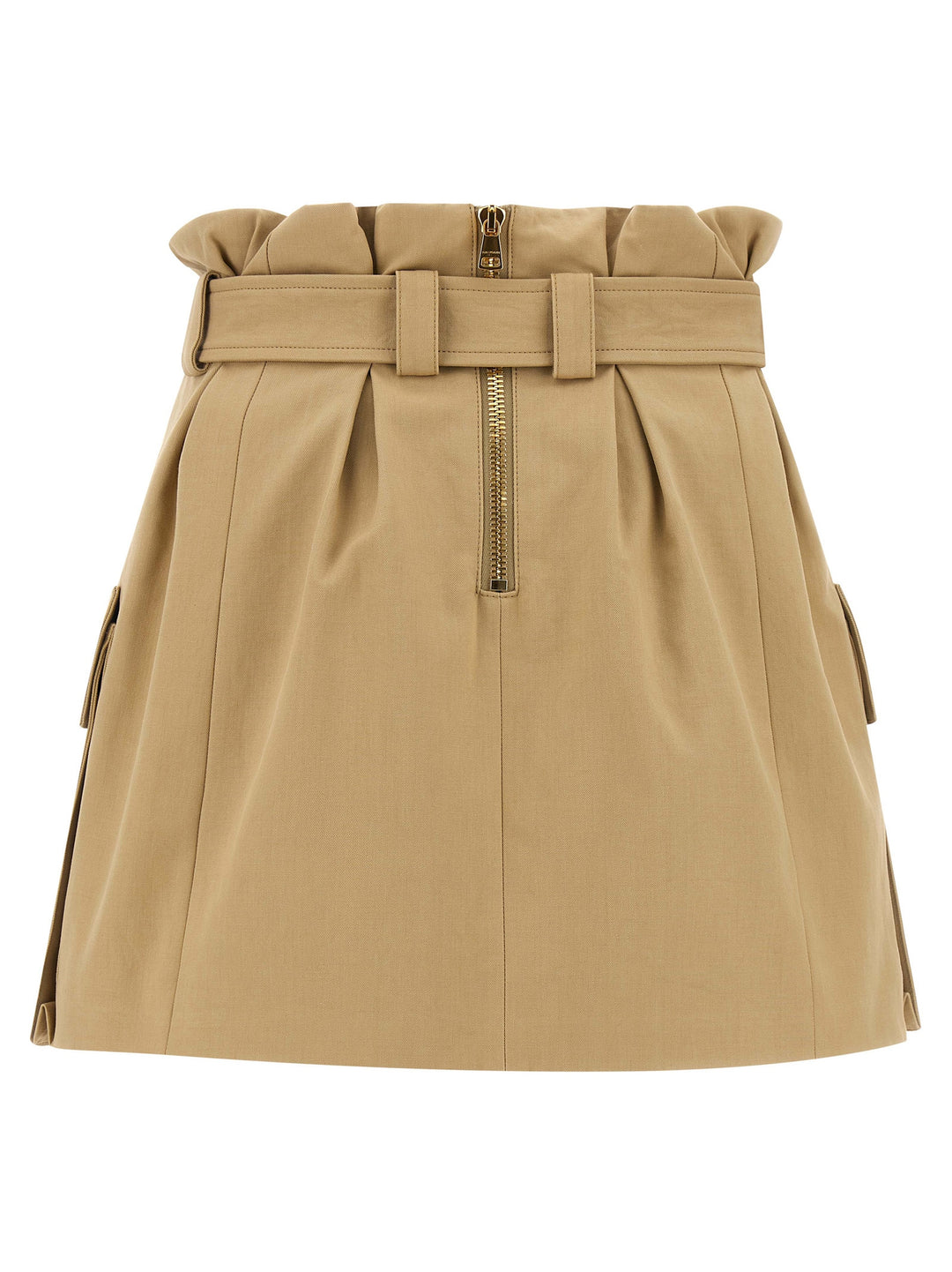 Balmain High Waist Skirt Gonne - Beige | 7562d01cf572621c02f0982073a87a2f561cc23c