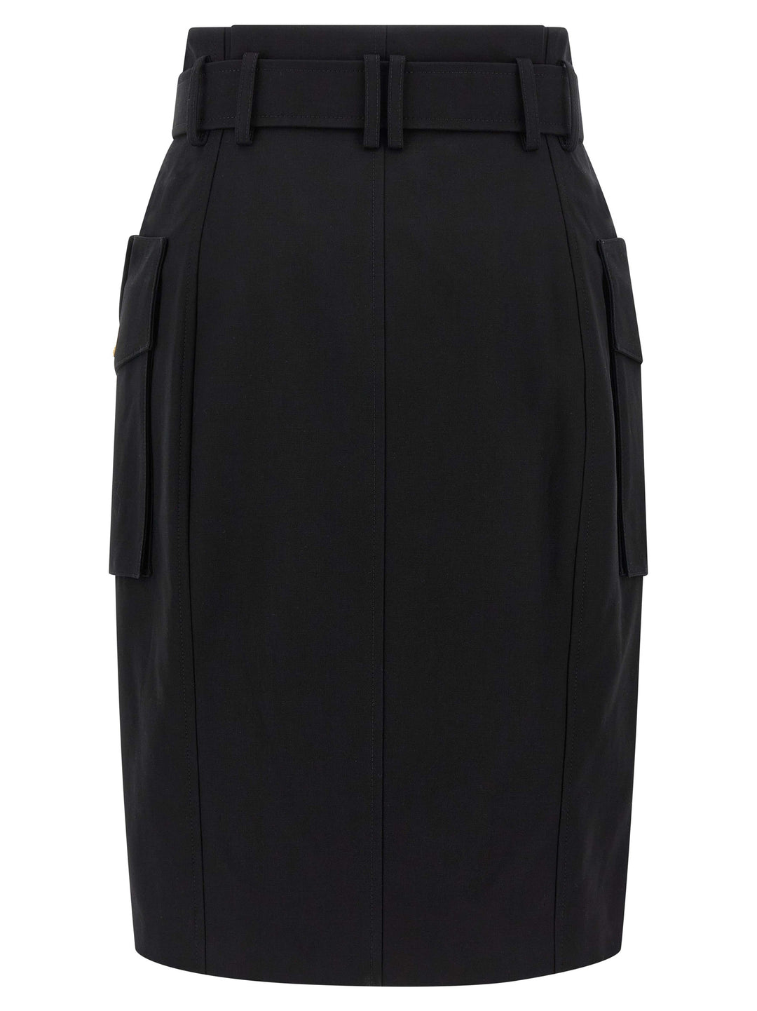 Balmain Wrap Skirt Gonne - Nero | 4e5e60a0a2b2d857f9aa846b5719d55ecb47c944