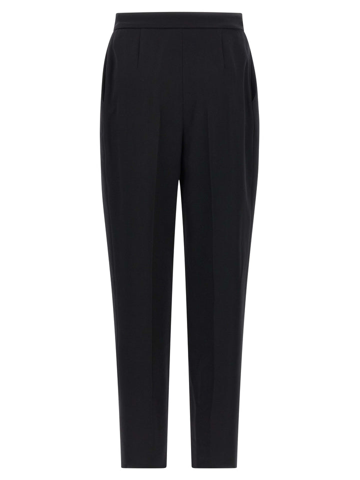 Balmain High Waist Pantaloni - Nero | e093b7ef58aa08a030e663b143b3a6131db066a6
