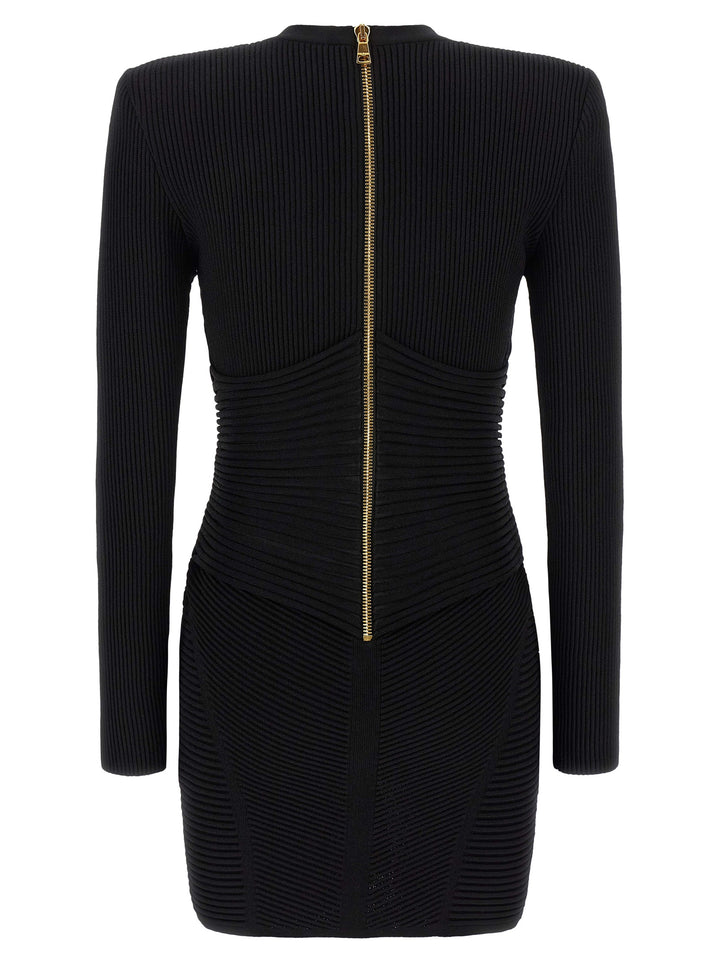 Balmain Bodycon Dress Abiti - Nero | ba68ab5532ddd6112fbc63794059f38d180e9fd5