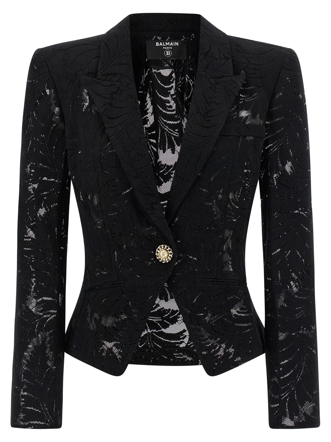 Balmain Lace Blazer BlazerS - Nero | db8f3d3b096b544c9930239823bea36d100b435f