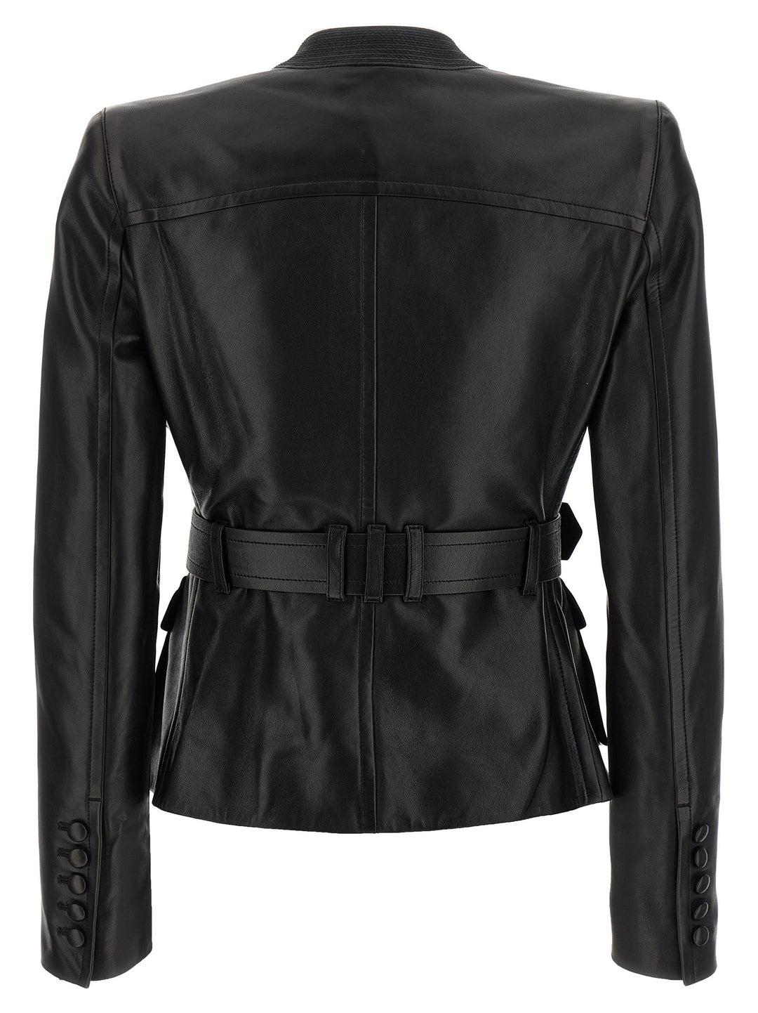 Balmain Leather Jacket Puffer Jackets - Nero | c0f102e0140fdb559fa70a4088cf5508162c594c