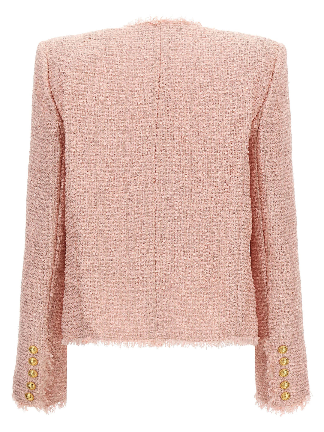 Balmain Sequin Tweed Blazer BlazerS - Rosa | 43229f1ed886753fdf2bb76003598d911538fe9f