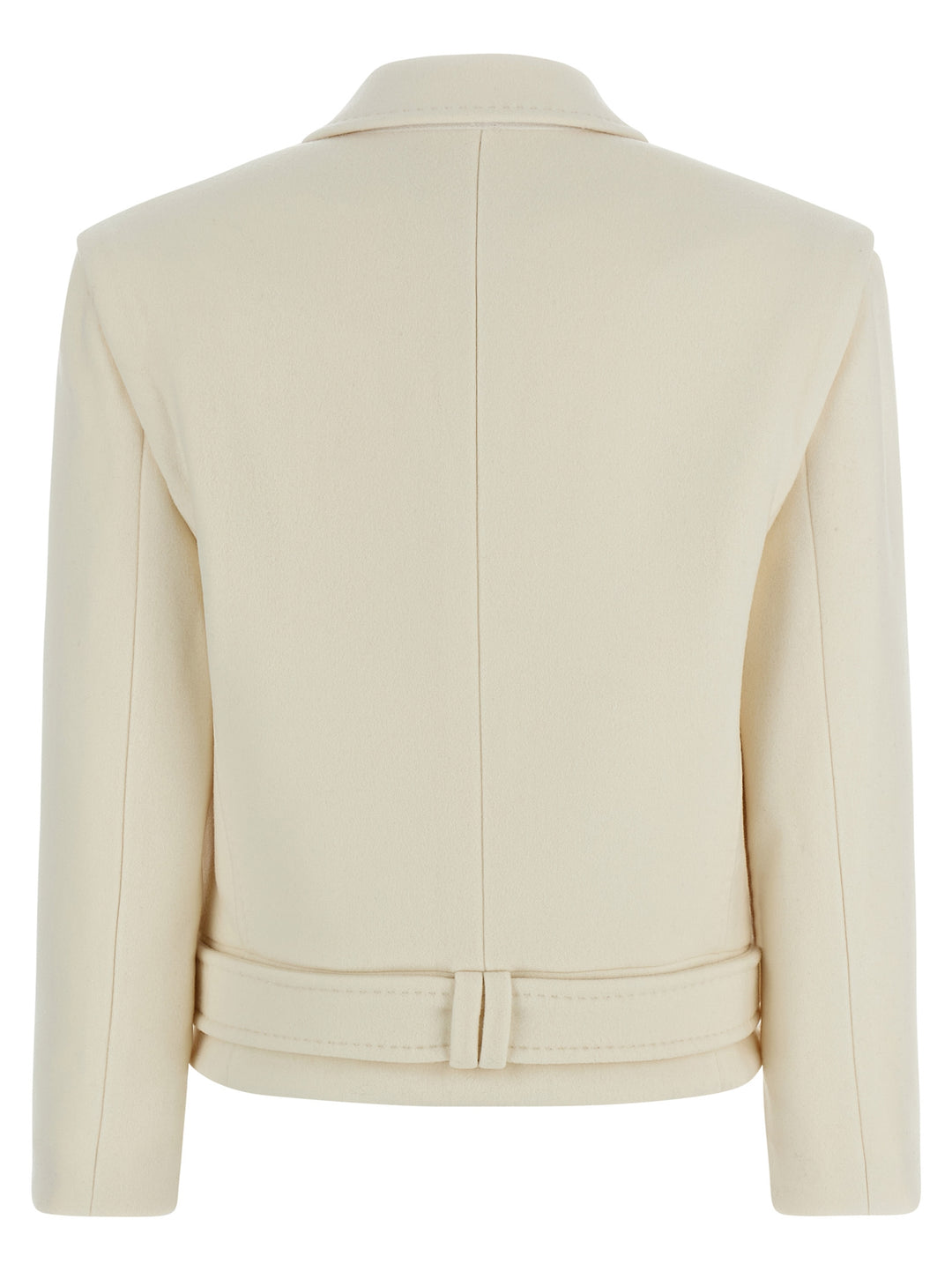Balmain Double-Breasted Coat Trench e Impermeabili - Bianco | 25c3f6f51b935eefa57e3aebed187677c6894165