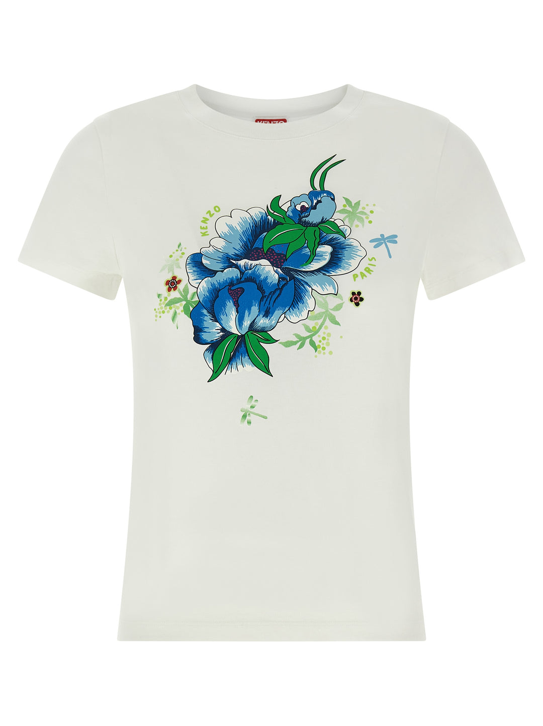 Kenzo Kenzo Peonies T shirt - Bianco | 71486e8fb0ef1afd2ef235bface696acc7bb89c6