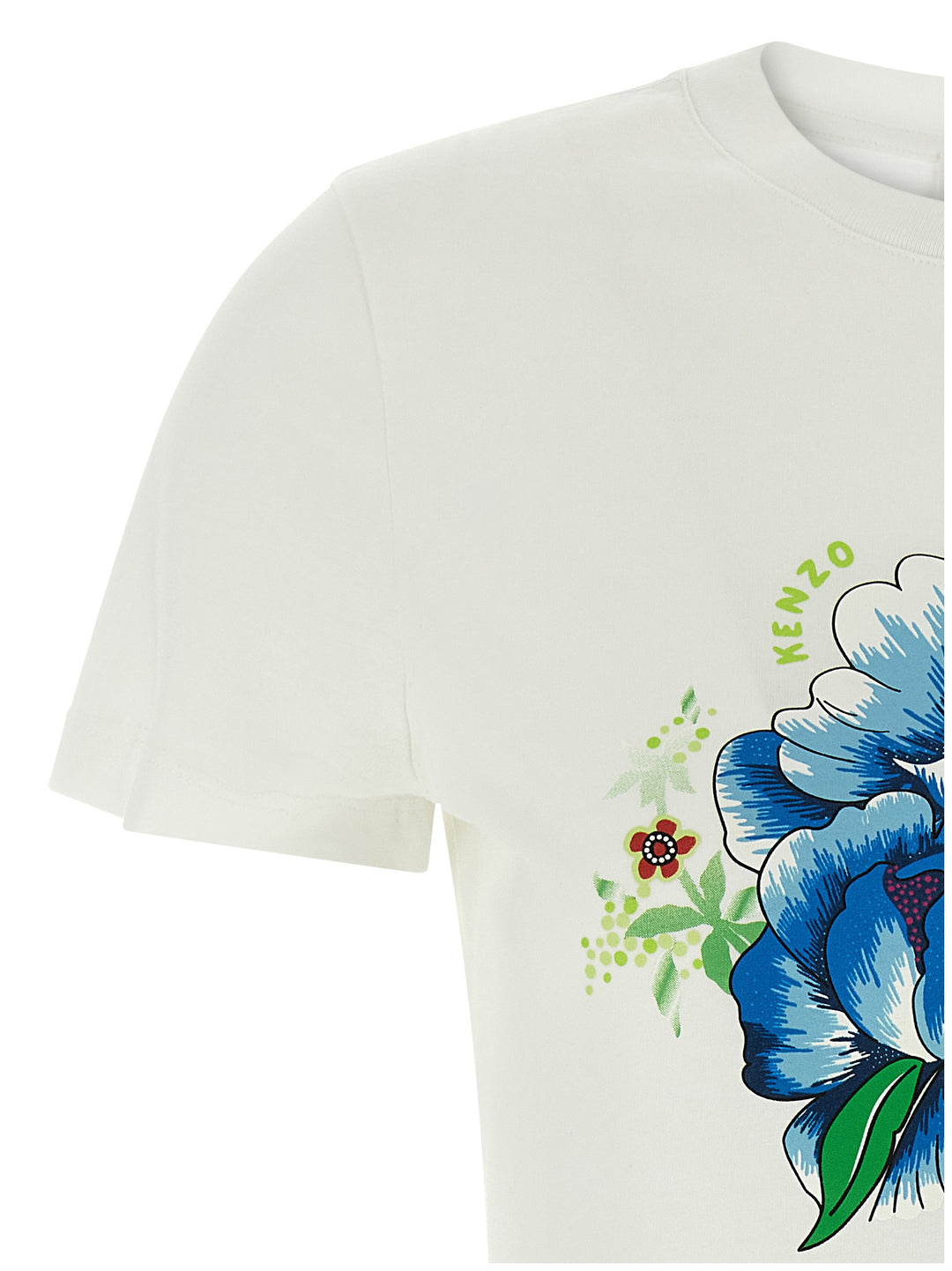 Kenzo Kenzo Peonies T shirt - Bianco | fbbadff915edc5fc6c73ecf358277e785bd46902