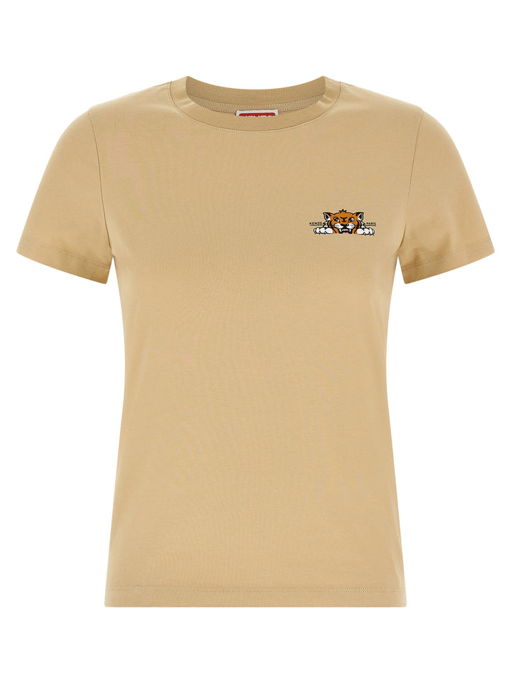 Kenzo Kenzo Happy Tiger T shirt - Beige | 7249277eb2d75e58f9b31106e0cf9a641eef8cdf