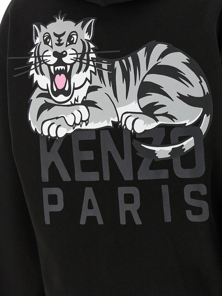 Kenzo Kenzo Happy Tiger Felpe - Nero | 098d4bb3ef27259802d6a44a2d029d0a89d283ae