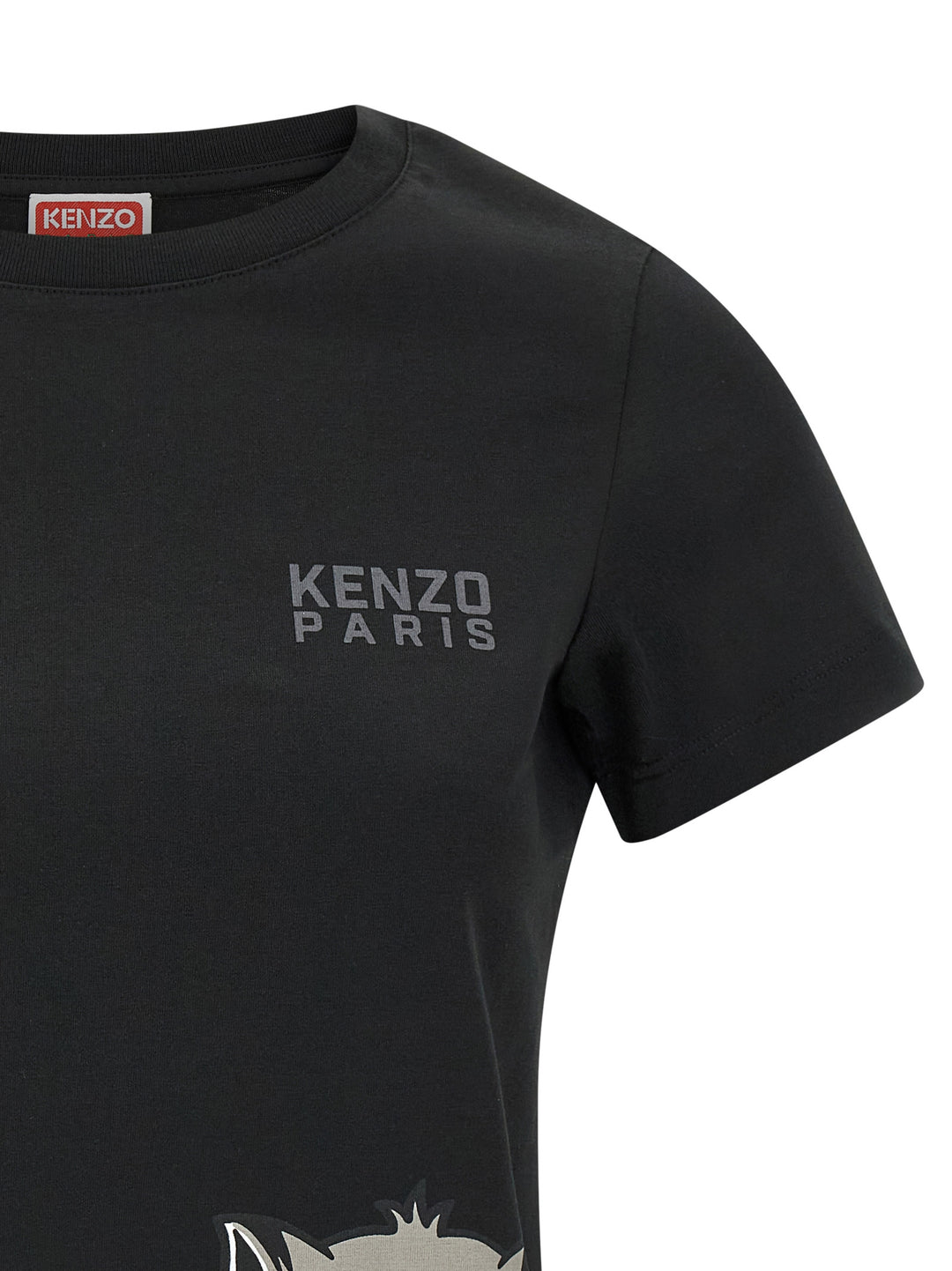 Kenzo Happy Tiger T shirt - Nero | 94c008563ff73bbd270758a45d7cc4fffc6f7170