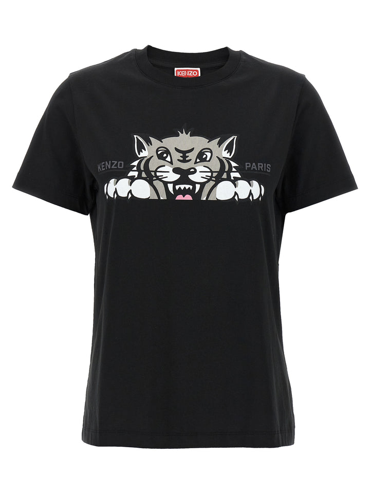 Kenzo Happy Tiger T shirt - Nero | 9369b98f69b681ef8b279aa87607cdd7f8731655
