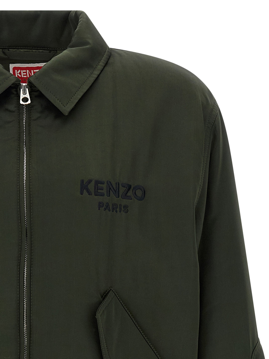 Kenzo Boke Flower Puffer Jackets - Verde | 990633a0a674647f178595a48379c2081a2c44e9