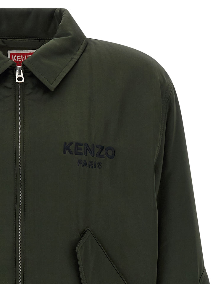 Kenzo Boke Flower Puffer Jackets - Verde | 990633a0a674647f178595a48379c2081a2c44e9