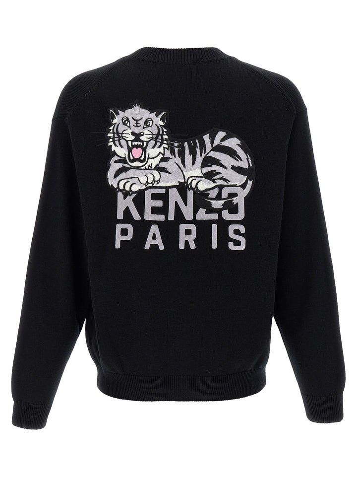 Kenzo Kenzo Happy Tiger Maglioni - Nero | 1963f5210dd8a1a0bd139cfedd2d03ec660a65a6