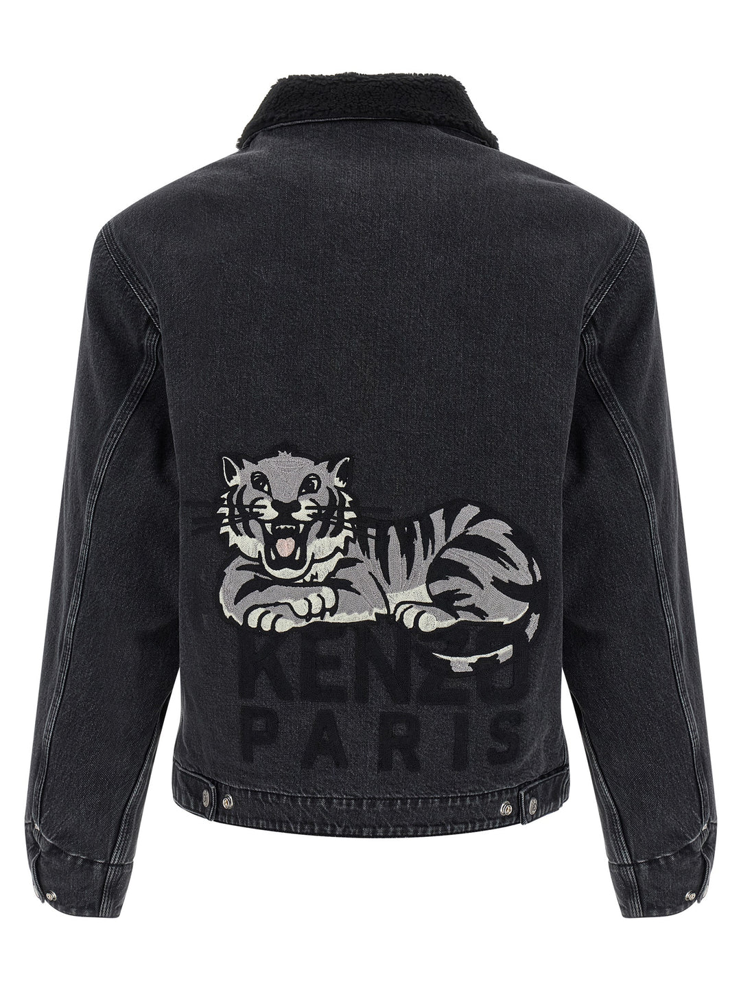 Kenzo Kenzo Happy Tiger Puffer Jackets - Nero | 2fb0a2c3700b158a84bc1ea1cc7d9daebd80cdd2