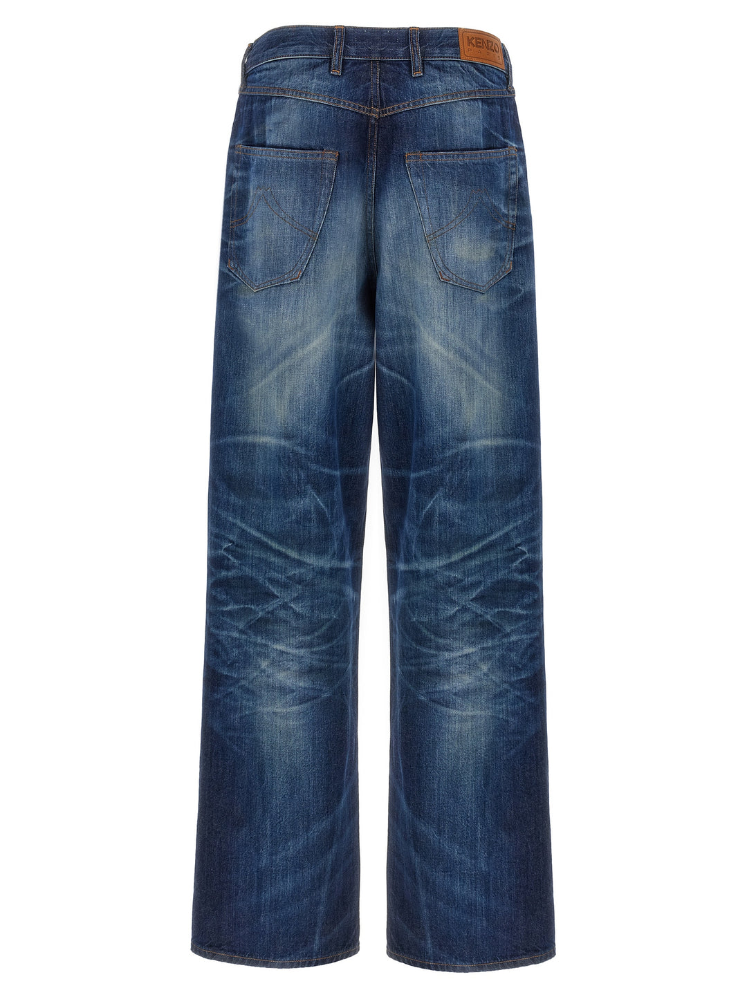Kenzo Japanese Denim Jeans - Blu | b4f54f1963072beff29bd7956a14a1552b863a37